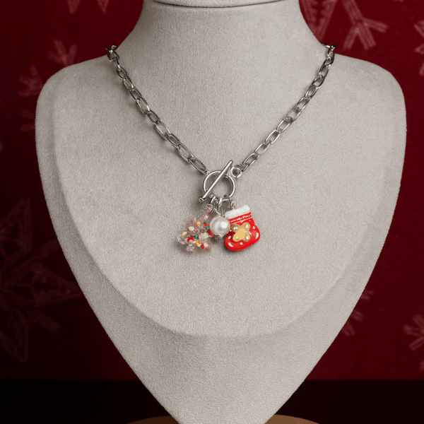 Christmas Toggle Charm Necklace