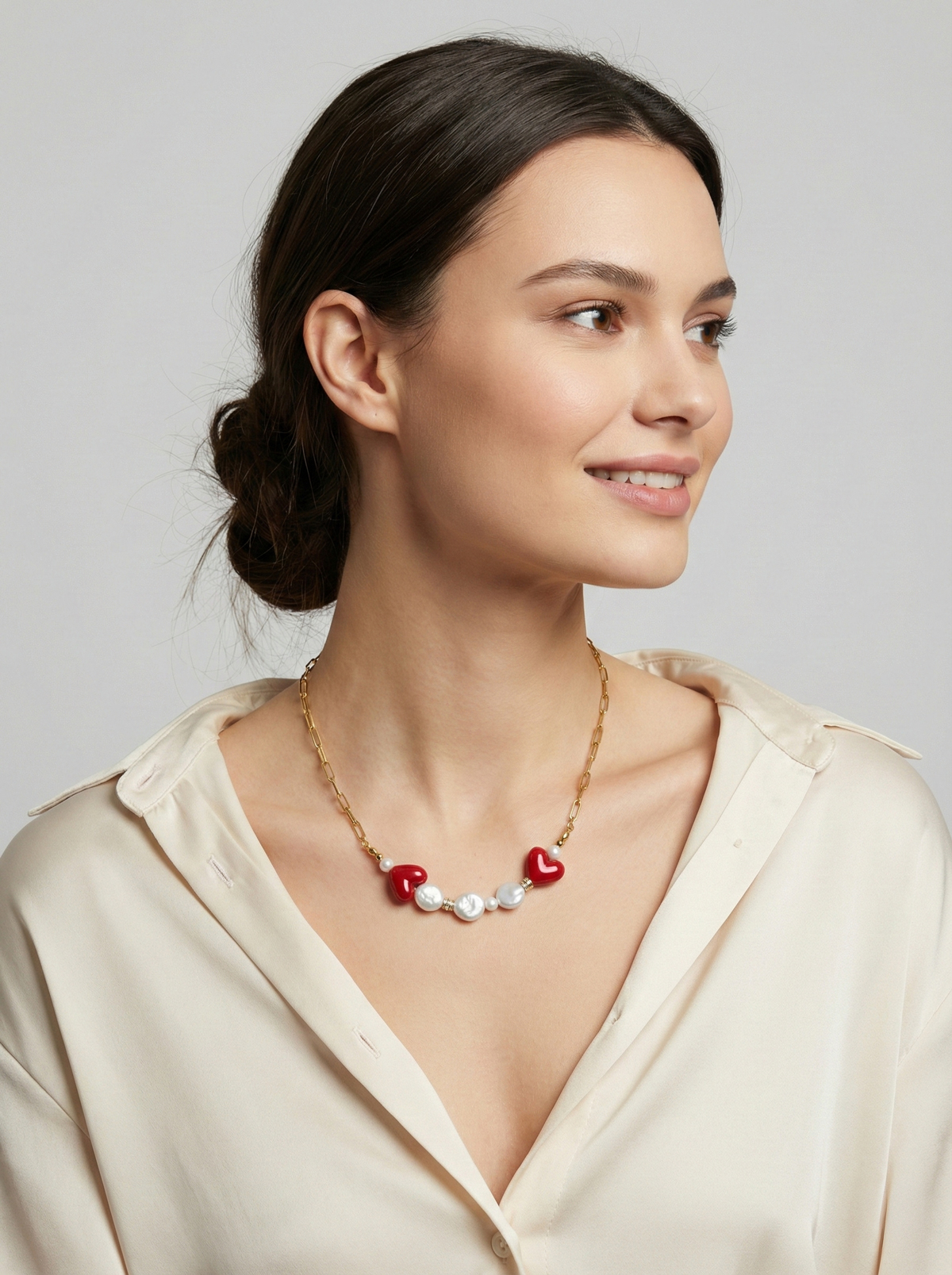 Parisian Love Pearl Necklace - Image 2
