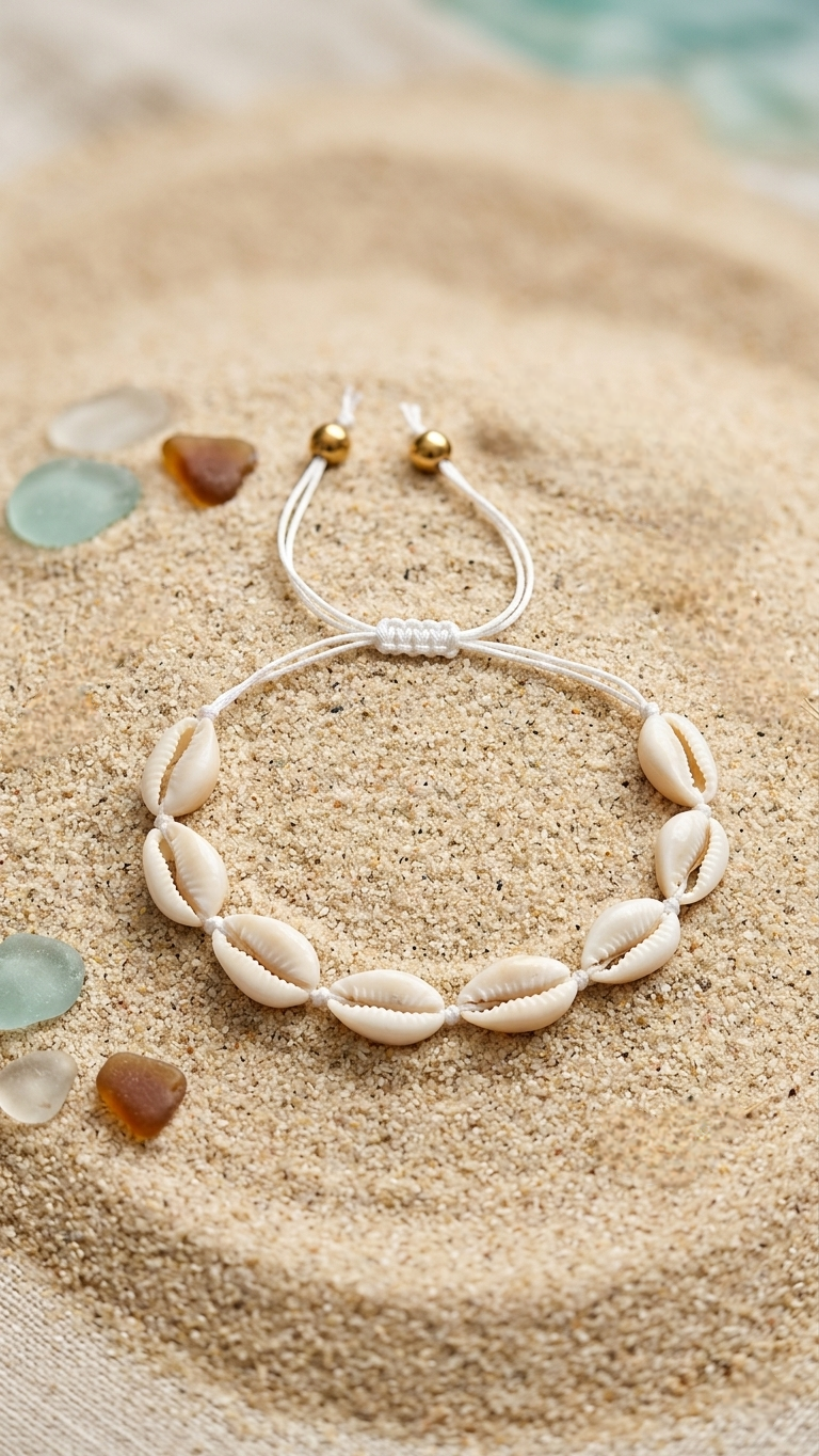 Sea Foam Anklet