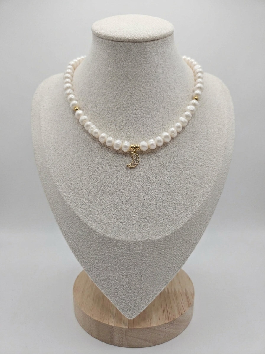 The Radiant Moon Pearl Necklace