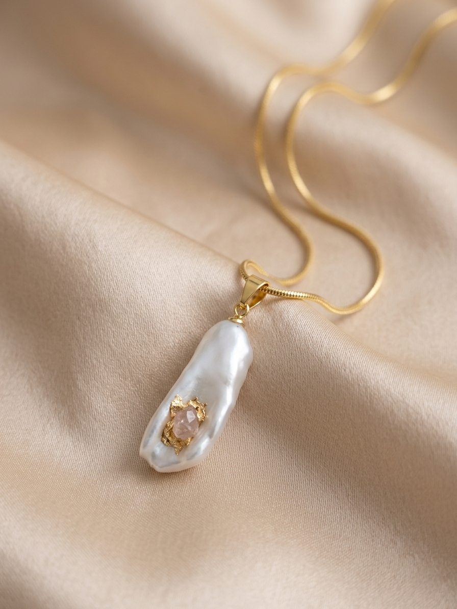 The June Nest Pearl Pendant