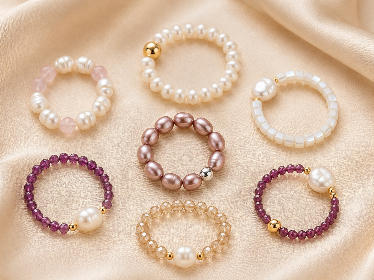 The Island Breeze Rings